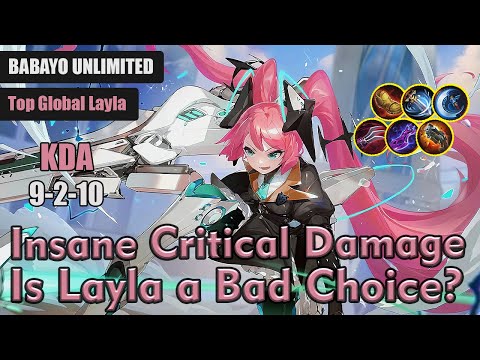 How To Counter Lesley with Layla - BABAYO UNLIMITED Top Global Layla - Mobile Legends