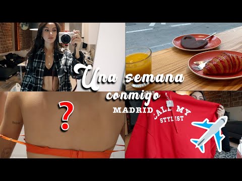 UNA SEMANA CONMIGO EN MADRID 🌞  Tattoo, haul…💥