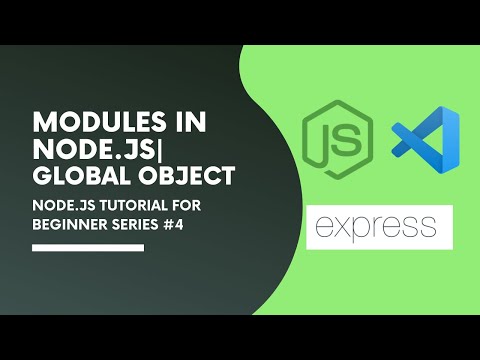 Modules In Node Js Global Objects Node Js Tutorial For Beginners 4