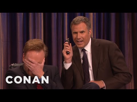 Will Ferrell And His Razor Come To Shave Conan's Beard | CONAN on TBS