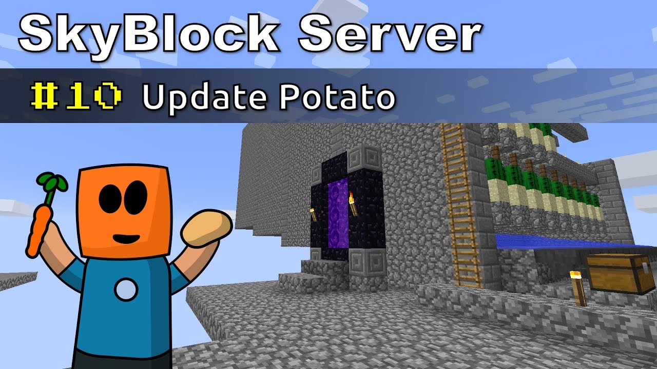 Minecraft SkyBlock ep10 | Update Potato
