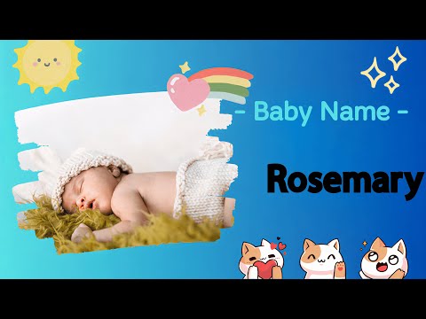 ROSEMARY | Rosemary name meaning | Girl Name Meaning | Dew of the sea (2023)