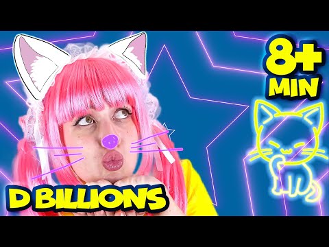Танец милого котенка (Челлендж) + СБОРНИК D Billions Детские Песни