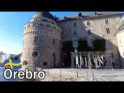 Sweden, Örebro, walking tour of the central parts of the city