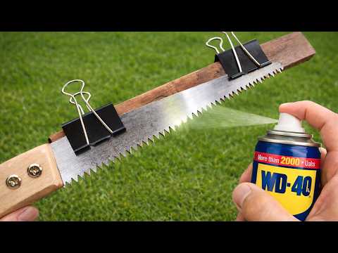 The World’s Sharpest Saw Blade! Easy Way To Sharpen Any Saw Blade to Razor Sharpness