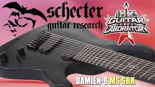 Video thumbnail for SCHECTER DAMIEN-8 MS SBK - электрогитара 8 струн с мультимензурой by Гитарная Лаборатория