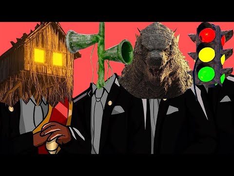 Mommy Long Legs & Siren Head & T-Rex & Thomas The Train - Coffin Dance Song (COVER)