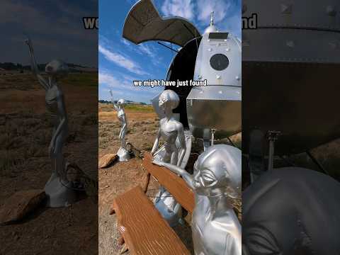 Did I just find a UFO ‘cache’ site? With aliens and everything? 🛸👽 Would you be able to find this?