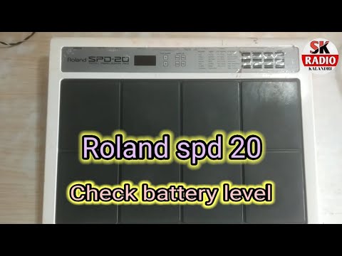 Roland SPD 20 Check battery level / Roland SPD 20 Battery level / Roland SPD 20