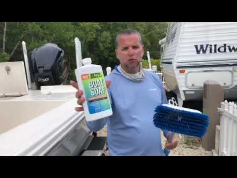 Better Boat Soap and Deck Brush and Pole