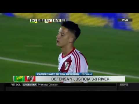 Defensa y Justicia 3 - 3 River Plate - Fecha 4 Torneo Primera División SportsCenter 25/09/2016