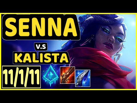 UPSET (SENNA) vs KALISTA - 11/1/11 KDA BOTTOM ADC GAMEPLAY - EUW Ranked MASTER