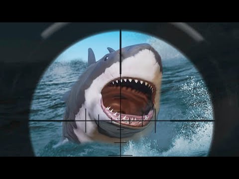Hungry Shark Hunter : Wild Animal Hunting Games Android Gameplay - YouTube