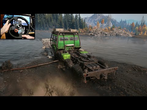 SnowRunner | Part 76 | Michigan | Logitech G29 Gameplay