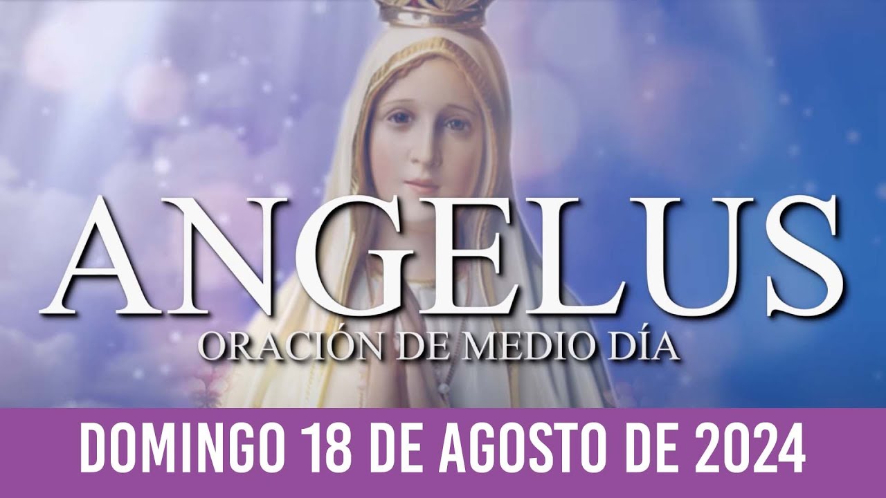 Ángelus de Hoy DOMINGO 18 DE AGOSTO DE 2024 ORACIÓN DE MEDIODÍA
