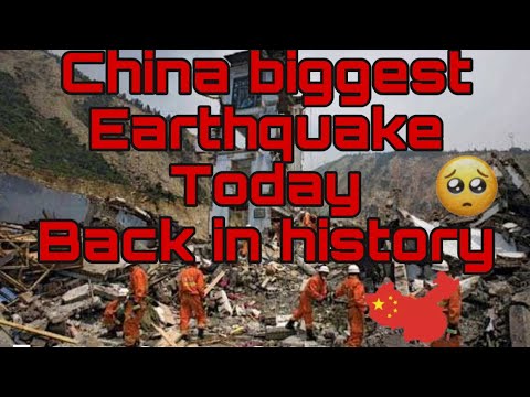 The magnitude 8.3 earthquake turned China into ruin, killing many people ||CHINA BIGGEST EARTHQAUKE