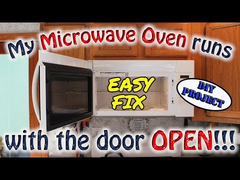 Microwave oven runs with door open || Easy Fix