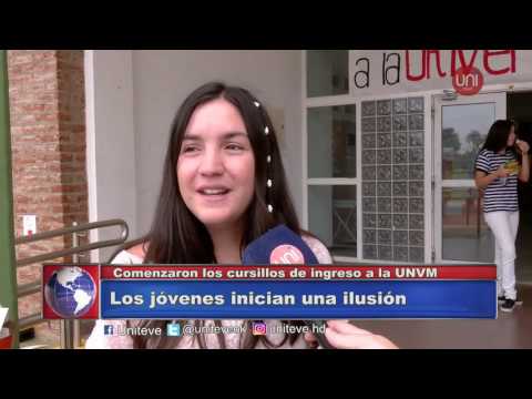Comenzaron los cursillos de ingreso en la UNVM