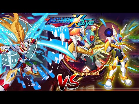 DiVE Armor Zero Vs Copy X - Guild Boss | Mega Man X DiVE (Mobile Controls PvE)