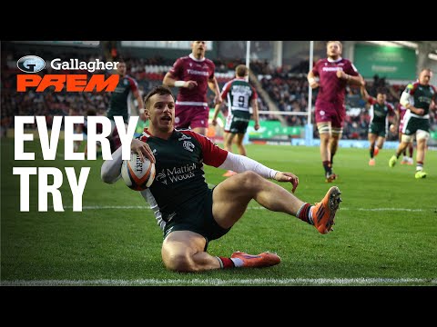 OUTSTANDING TRIES! Every Try Featuring Adam Radwan and more | Gallagher PREM Round 5 | Part 1