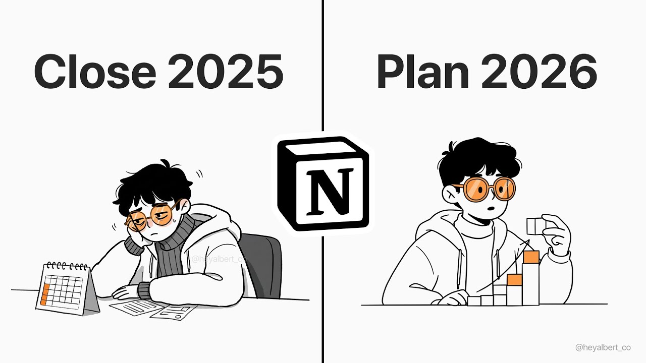 How to Plan 2026 with Notion Year Compass | Annual Planning & Reflection Tool