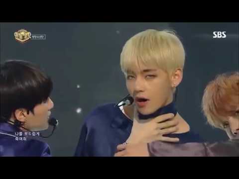 [WARNING!]161121 BTS V MAKE GIRLS HEART ATTACKING MOMENTS IN BLOOD SWEAT& TEARS LIVE !