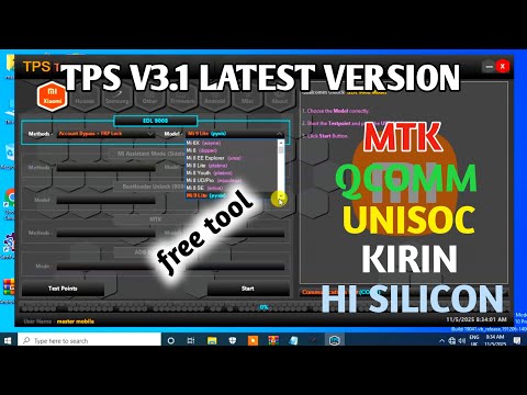 🔥TPS Tool V3.1 New frp tool 2025 | qualcomm unlock, Xiaomi mi account bypass