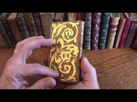 Art Nouveau book binding 1894 leather gilt ornamented illustrated NY Century