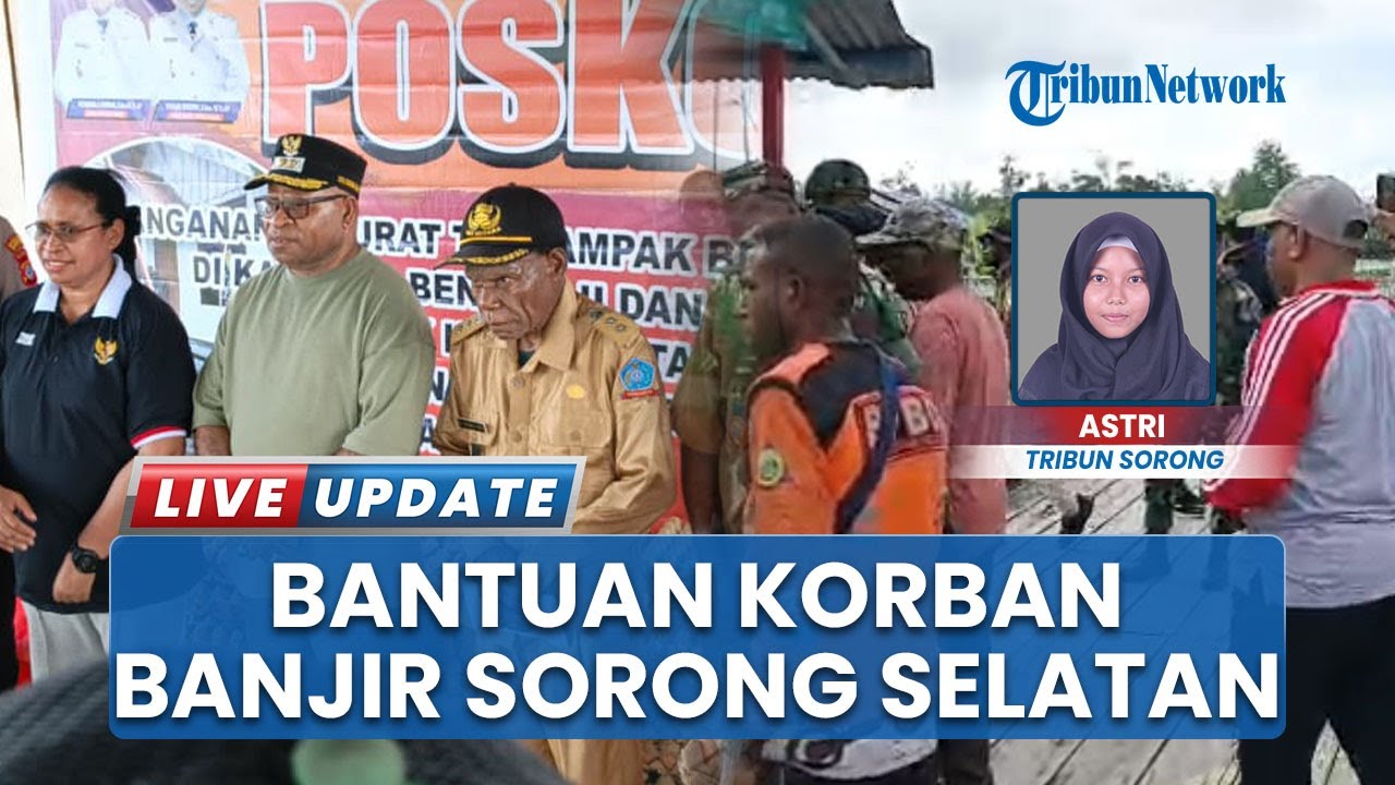 Pemkab Sorong Selatan Salurkan Bantuan Korban Banjir di 2 Kampung