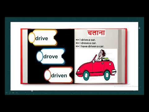 100 Most Common English Irregular Verbs  | Forms of irregular verb| Pronunciation | meaning in Hindi