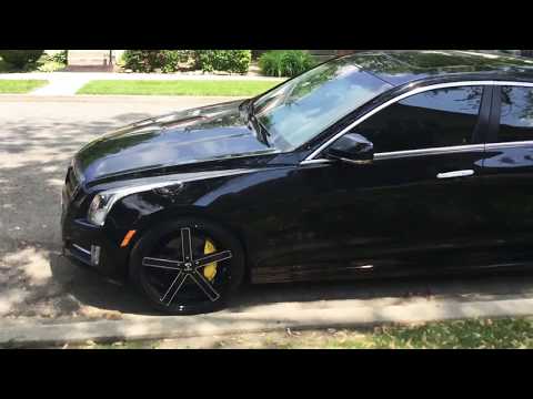 Cadillac ATS on 20’s and yellow calipers