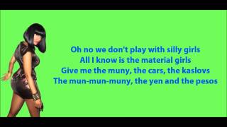 Nicki Minaj-Muny(lyrics)Pink Friday