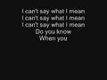 Kaiser Chiefs - Can't Say What I Mean (lyrics included)