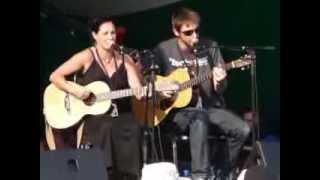 Kasey Chambers &amp; Shane Nicholson - White Freightliner - Edmonton Folk Festival -2009