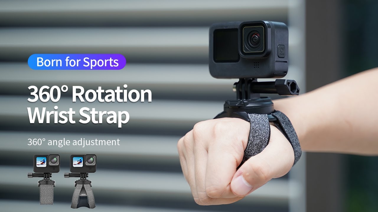 TELESIN 360 Degree Steerable Wrist Strap (2.0) for GoPro,Insta360,DJI etc.sports camera
