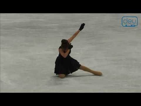 Odile CAVORET. Oberstdorf 2018. Silver Ladies III - Artistic. 20 place