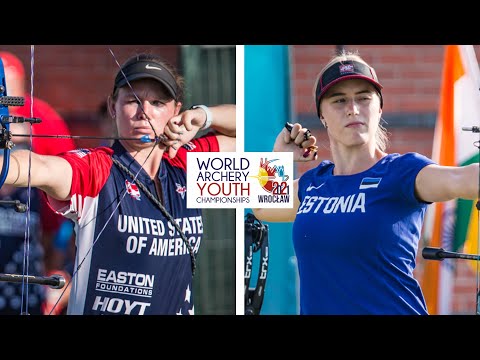 Anna Scarbrough v Meeri-Marita Paas — compound junior women bronze | 2021 World Youth Championships