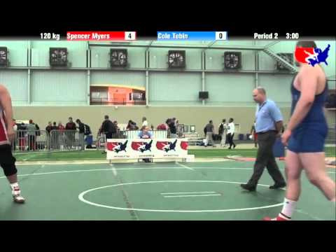 Spencer Myers vs. Cole Tobin at 2013 ASICS University Nationals - FS