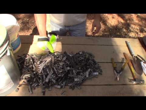 Melting, SCRAP LEAD, Wheel Weights, Into INGOTS