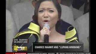 Charice - Lupang Hinirang [Pres. Noynoy Aquino Inauguration, 2010]