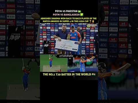 Back to back POTM for Abhishek Sharma ❤️