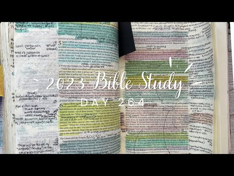 Study the Bible in One Year: Day 264 Zechariah 5-9 | Bible study for beginners
