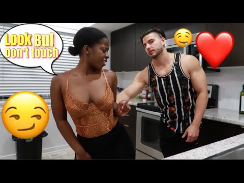 YOU CAN LOOK, BUT YOU CAN'T TOUCH PRANK ON BOYFRIEND!! Video