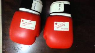VTG boxing gloves 14oz professional training red & white BASH-GAL