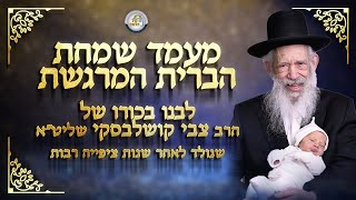 שמחת ברית לבנו של ר' צבי קושלבסקי שילד את בנו בגיל 88 | Bris of the Son of R' Zvi Kushelevsky.