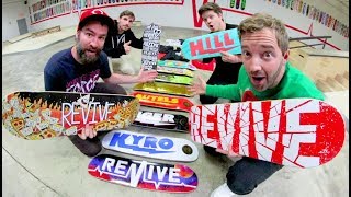 TONS OF BRAND NEW SKATEBOARDS! / ReVive Winter 2018