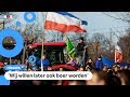 Duizenden boeren protesteren opnieuw