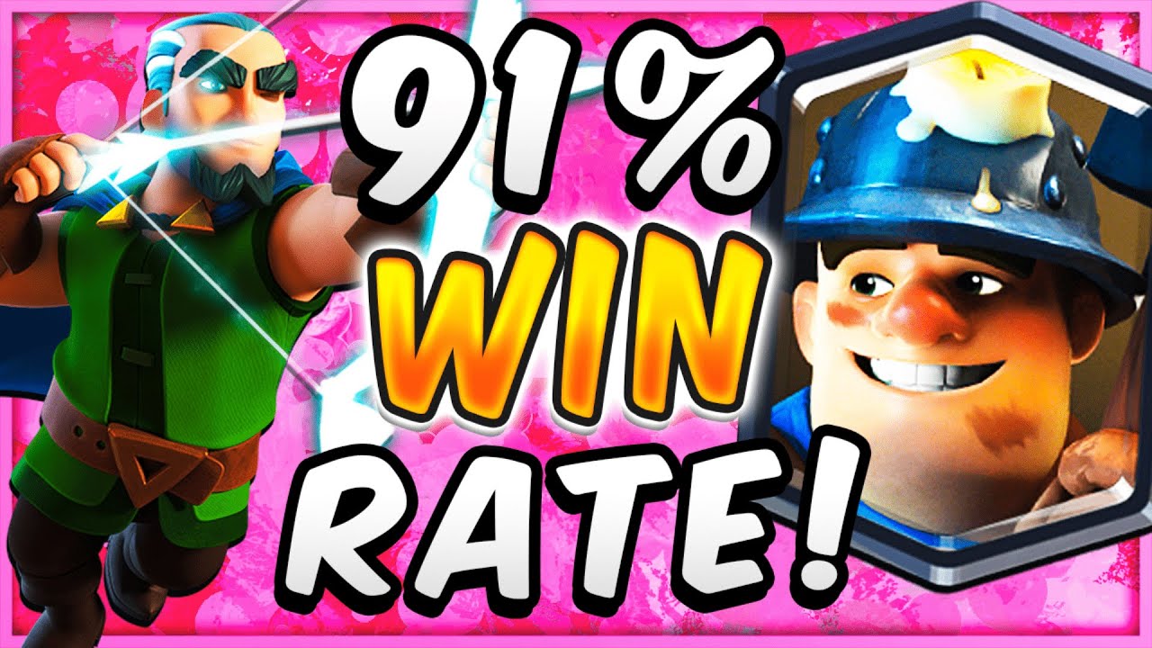 SirTagCR: 91% WIN RATE! BEST CLASH ROYALE DECK WITHOUT CHAMPIONS! -  RoyaleAPI