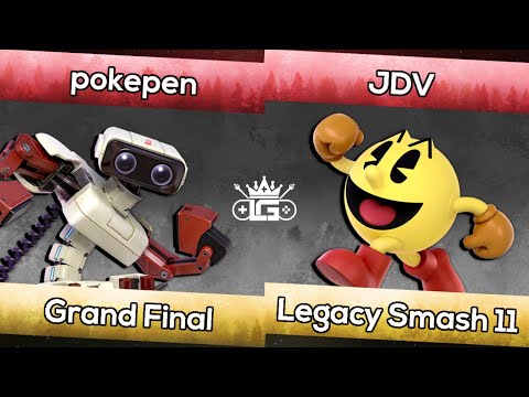pokepen (ROB, Wolf) vs. JDV (Pac Man) | Legacy Smash #11 | Smash Ultimate Grand Final