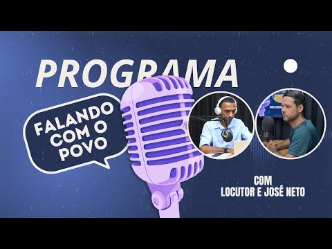FALANDO COM O POVO AO VIVO, COM LOCUTOR E JOSÉ NETO SEC. DE GOVERNO. GOVERNADOR NUNES FREIRE-MA